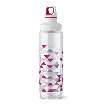 Tefal Drink 2 Go Decor Drinking Bottle Triangle  Screw Lid 700 ml / K3172112 - Karout Online -Karout Online Shopping In lebanon - Karout Express Delivery
