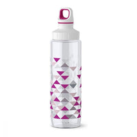 Tefal Drink 2 Go Decor Drinking Bottle Triangle  Screw Lid 700 ml / K3172112 - Karout Online -Karout Online Shopping In lebanon - Karout Express Delivery