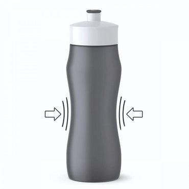Tefal Squeeze Grey Drinking Bottle 600 ml / K3200112 - Karout Online -Karout Online Shopping In lebanon - Karout Express Delivery