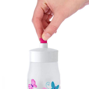 Tefal Squeeze Butterflies Drinking Bottle 600 ml / K3201512 - Karout Online -Karout Online Shopping In lebanon - Karout Express Delivery