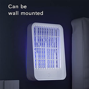 Portable Rechargeable Electric USB Killer Mosquito Lamp UV LED Light, Indoor Outdoor Wall Mount Noiseless No Radiation