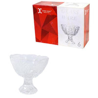 Set Of 6 Serving  Glass Bowl.