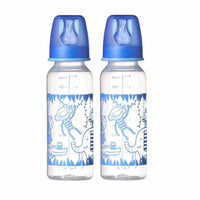 Tommee Tippee Essentials - TWIN PACK Decorated Bottles (2 pcs) - 250ml 3m+ - Karout Online -Karout Online Shopping In lebanon - Karout Express Delivery