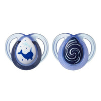Tommee Tippee Set of Night Time Soothers Silicone Pacifier 0-6 m / 333612 - Karout Online -Karout Online Shopping In lebanon - Karout Express Delivery