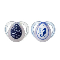 Tommee Tippee Set of Night Time Soothers Silicone Pacifier 0-6 m / 333612 - Karout Online -Karout Online Shopping In lebanon - Karout Express Delivery