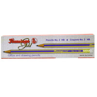 Flamingo Gold Pencils Set (12 Pcs) / P-348 - Karout Online -Karout Online Shopping In lebanon - Karout Express Delivery