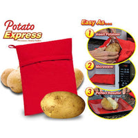Potato Express Microwave Potato Cooker, Perfect Potatoes in 4 minutes - Karout Online -Karout Online Shopping In lebanon - Karout Express Delivery