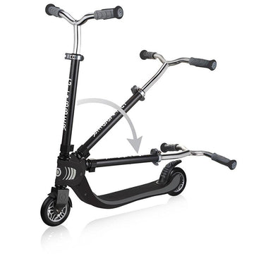 Globber Foldable Scooter Flow 125 Black - Karout Online -Karout Online Shopping In lebanon - Karout Express Delivery