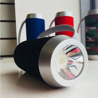 J5 Portable Wireless Speaker with Handle and Flashlight.