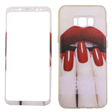Phone Cover For Samsung S8 Plus 2 in 1 Back And Front - Karout Online -Karout Online Shopping In lebanon - Karout Express Delivery