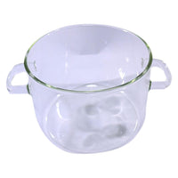 Glass Pot with Cover, 1500 ML Heat-resistant Glass - Karout Online -Karout Online Shopping In lebanon - Karout Express Delivery