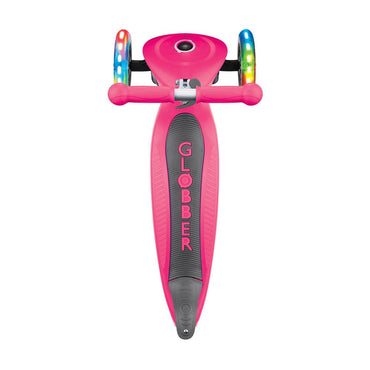 Globber Junior Foldable Scooter Lights Fuchsia - Karout Online -Karout Online Shopping In lebanon - Karout Express Delivery