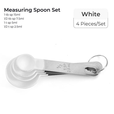 Stainless Steel Pp Measuring Cups Spoons Kitchen Baking Cooking Tools Set 4 pcs