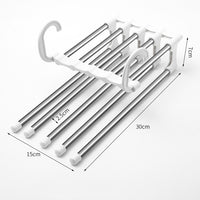Multifunctional Wardrobe 5 Layers Pants Storage Rack Hangers Holders / 502624/602111 / KN-366