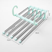 Multifunctional Wardrobe 5 Layers Pants Storage Rack Hangers Holders / 502624/602111 / KN-366