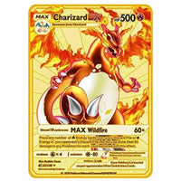 Pokemon Metal Golden Vmax Cards - Karout Online -Karout Online Shopping In lebanon - Karout Express Delivery