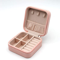 **NET**Portable Leather Travel Jewelry Box Jewelry Organizer / KC23-213 / 6920233814257