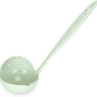 2 In 1 Kitchen Ladle Soup Pan Spoon with Filter Strainer