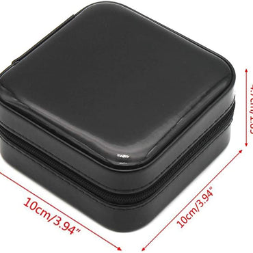 **NET**Portable Leather Travel Jewelry Box Jewelry Organizer / KC23-213 / 6920233814257