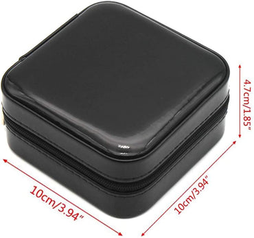 **NET**Portable Leather Travel Jewelry Box Jewelry Organizer / KC23-213 / 6920233814257