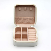 **NET**Portable Leather Travel Jewelry Box Jewelry Organizer / KC23-213 / 6920233814257