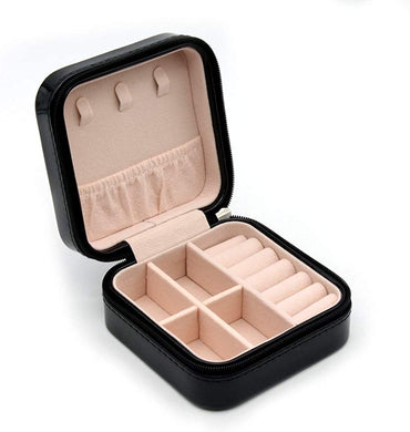**NET**Portable Leather Travel Jewelry Box Jewelry Organizer / KC23-213 / 6920233814257