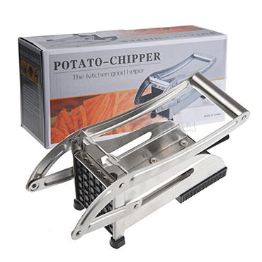 Stainless Steel Potato Chipper with 2 Blades Machine Maker Slicer / 6979838754543