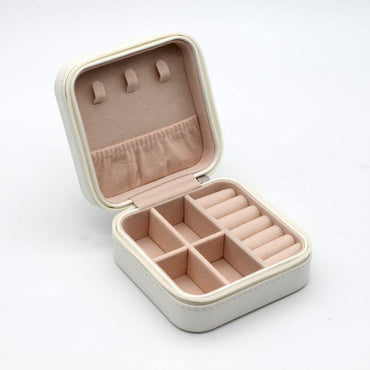 **NET**Portable Leather Travel Jewelry Box Jewelry Organizer / KC23-213 / 6920233814257