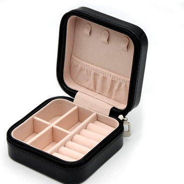 **NET**Portable Leather Travel Jewelry Box Jewelry Organizer / KC23-213 / 6920233814257