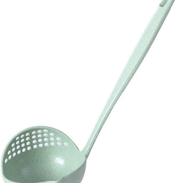 2 In 1 Kitchen Ladle Soup Pan Spoon with Filter Strainer