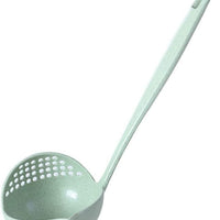 2 In 1 Kitchen Ladle Soup Pan Spoon with Filter Strainer