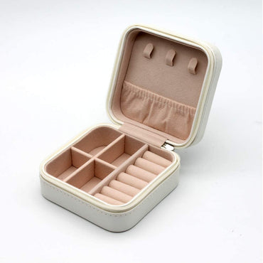 **NET**Portable Leather Travel Jewelry Box Jewelry Organizer / KC23-213 / 6920233814257