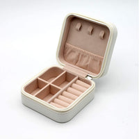 **NET**Portable Leather Travel Jewelry Box Jewelry Organizer / KC23-213 / 6920233814257