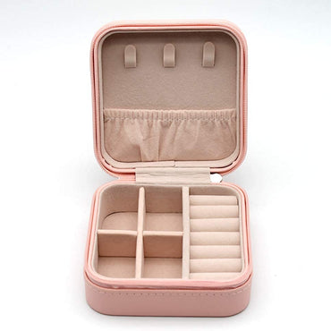 **NET**Portable Leather Travel Jewelry Box Jewelry Organizer / KC23-213 / 6920233814257