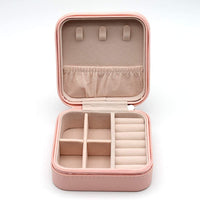 **NET**Portable Leather Travel Jewelry Box Jewelry Organizer / KC23-213 / 6920233814257
