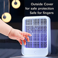 Portable Rechargeable Electric USB Killer Mosquito Lamp UV LED Light, Indoor Outdoor Wall Mount Noiseless No Radiation