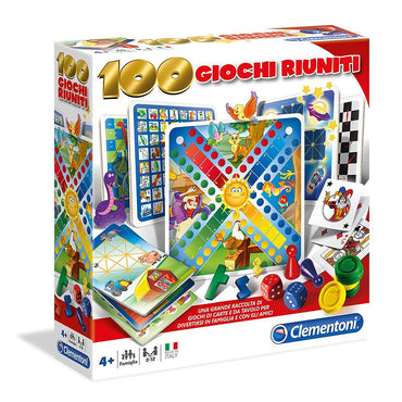 Clementoni 100 Gathered Games Board Game - Karout Online -Karout Online Shopping In lebanon - Karout Express Delivery
