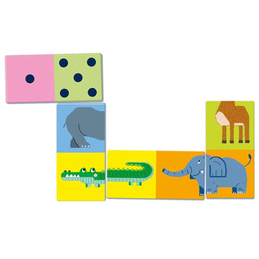 Clementoni Domino Numbers and Animals - French - Karout Online -Karout Online Shopping In lebanon - Karout Express Delivery