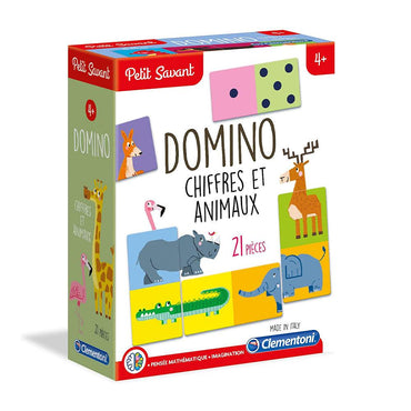 Clementoni Domino Numbers and Animals - French - Karout Online -Karout Online Shopping In lebanon - Karout Express Delivery
