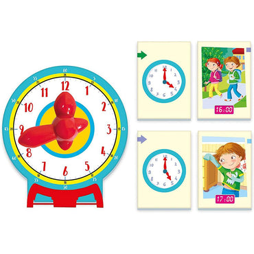 Clementoni What Time Is It - French - Karout Online -Karout Online Shopping In lebanon - Karout Express Delivery
