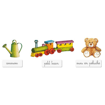 Clementoni Montessori Vocabulaire - French - Karout Online -Karout Online Shopping In lebanon - Karout Express Delivery