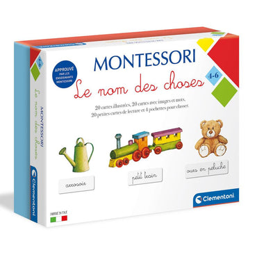 Clementoni Montessori Vocabulaire - French - Karout Online -Karout Online Shopping In lebanon - Karout Express Delivery