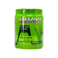 Elsada Elegance Hot Oil Cream 1000 ml / Aloe vera - Karout Online -Karout Online Shopping In lebanon - Karout Express Delivery