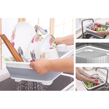 Multifunctional Foldable Dish Rack / KC-104 - Karout Online -Karout Online Shopping In lebanon - Karout Express Delivery