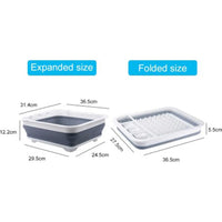 Multifunctional Foldable Dish Rack / KC-104 - Karout Online -Karout Online Shopping In lebanon - Karout Express Delivery