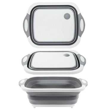 Foldable Multi-function Kitchen Plastic Silicone Dish Tub / KC-103 - Karout Online -Karout Online Shopping In lebanon - Karout Express Delivery