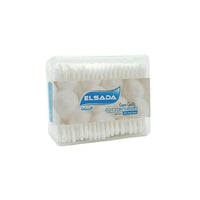 Elsada Square Cotton Ear Buds 200 Pcs - Karout Online -Karout Online Shopping In lebanon - Karout Express Delivery