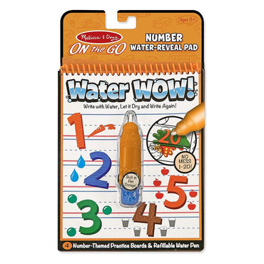 Melissa & Doug On the Go Water Wow Reveal Activity Pad - Numbers - Karout Online -Karout Online Shopping In lebanon - Karout Express Delivery