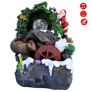 Christmas Fountain with LED Light.