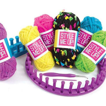 2 in 1 Rainbow Knitting.